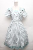 画像1: axes femme POETIQUE / ストライプセーラーワンピース  グリーン S-26-03-12-040-AX-OP-AS-ZS (1)