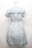 画像2: axes femme POETIQUE / ストライプセーラーワンピース  グリーン S-26-03-12-040-AX-OP-AS-ZS (2)