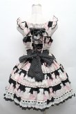 画像2: Angelic Pretty / Fancy Box肩フリルジャンパースカート  黒 S-26-03-12-042-AP-SK-HR-ZS (2)