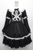 画像1: Angelic Pretty / Romantic Poemワンピース（2022年）  黒ｘ白 S-26-03-12-043-AP-OP-AS-ZS (1)