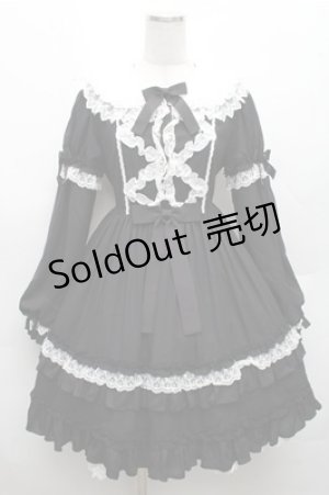 画像: Angelic Pretty / Romantic Poemワンピース（2022年）  黒ｘ白 S-26-03-12-043-AP-OP-AS-ZS