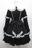 画像2: Angelic Pretty / Romantic Poemワンピース（2022年）  黒ｘ白 S-26-03-12-043-AP-OP-AS-ZS (2)