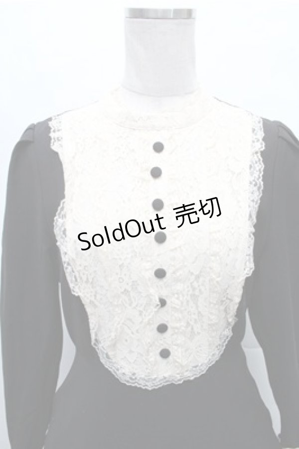 画像3: an another angelus / クレリックレースヨーク切替ロングワンピース  黒 S-26-03-12-046-CA-OP-AS-ZS (3)