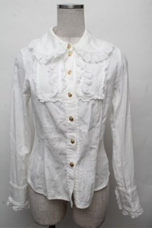 画像: Angelic Pretty / おすましモードブラウス  白 S-26-03-12-010-AP-BL-AS-ZS