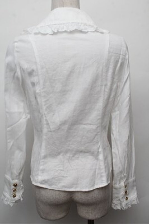 画像2: Angelic Pretty / おすましモードブラウス  白 S-26-03-12-010-AP-BL-AS-ZS (2)