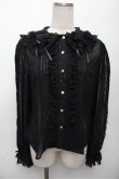 画像1: Angelic Pretty / Fluffyブラウス  黒 S-26-03-12-021-AP-BL-HR-ZS (1)