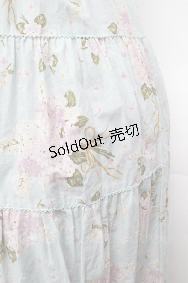 画像2: PINK HOUSE / あじさい柄ワンピース  ミント S-26-03-14-033-LO-OP-AS-ZS (2)