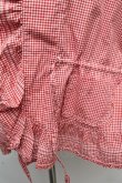 画像5: PINK HOUSE / ギンガムチェックオーバーブラウス  赤ｘ白 S-26-03-14-035-LO-BL-AS-ZS (5)