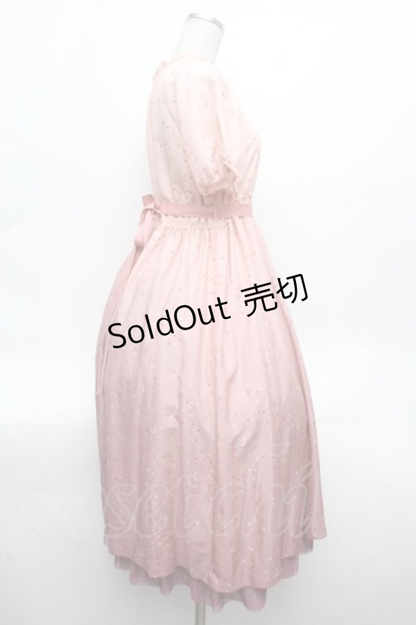 画像2: PINK HOUSE / Starry Sky プリントワンピース  ピンク S-26-03-14-037-LO-OP-AS-ZS (2)