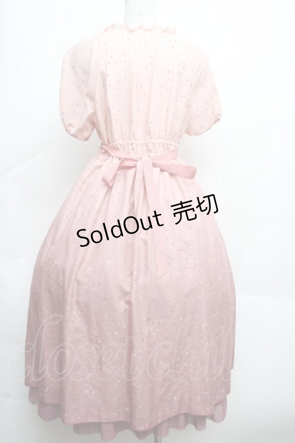 画像3: PINK HOUSE / Starry Sky プリントワンピース  ピンク S-26-03-14-037-LO-OP-AS-ZS (3)