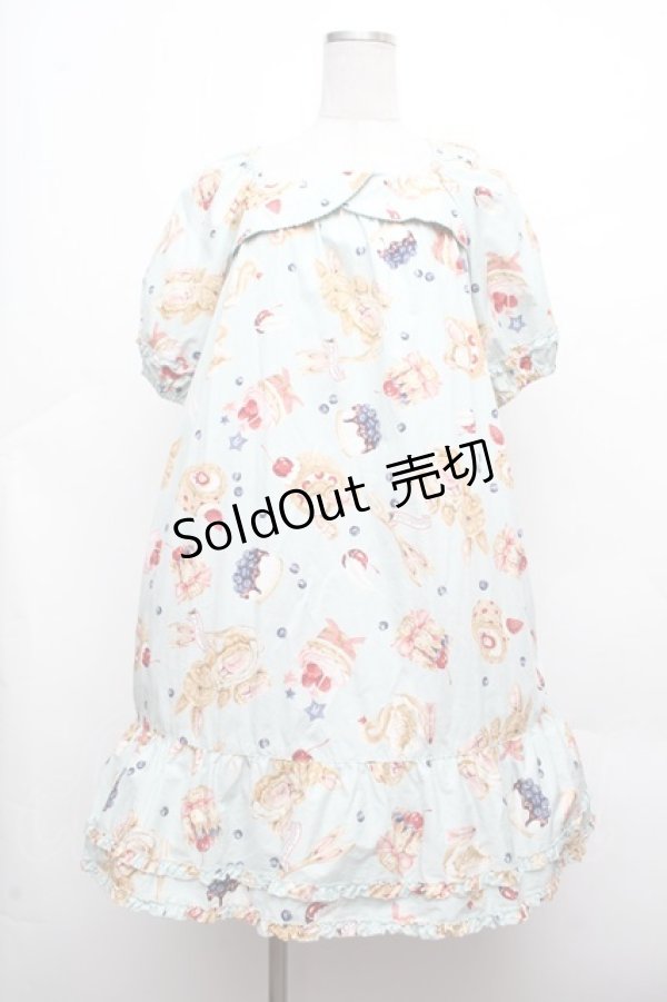 画像1: PINK HOUSE / スイーツスプリングバニープリントチュニック  ミント S-26-03-14-040-LO-OP-AS-ZS (1)