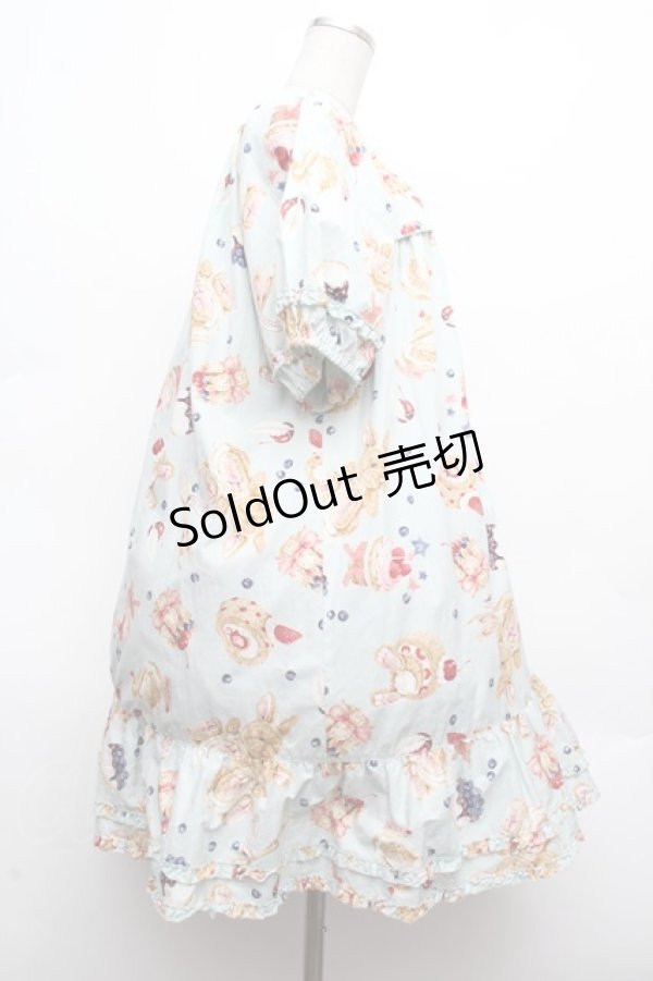 画像3: PINK HOUSE / スイーツスプリングバニープリントチュニック  ミント S-26-03-14-040-LO-OP-AS-ZS (3)