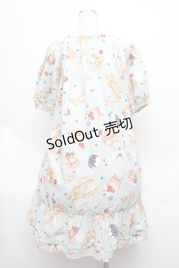 画像4: PINK HOUSE / スイーツスプリングバニープリントチュニック  ミント S-26-03-14-040-LO-OP-AS-ZS (4)