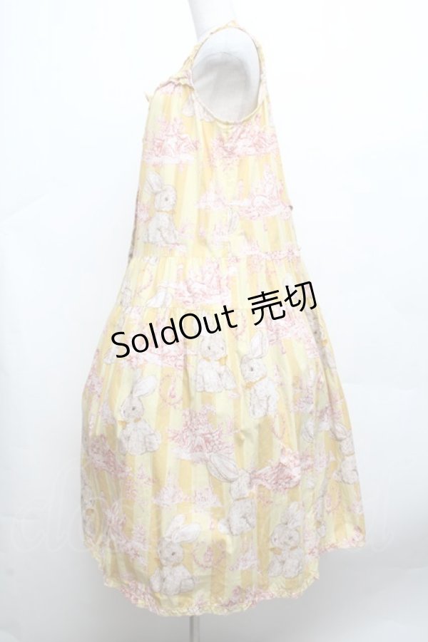 画像3: PINK HOUSE / 庭園散歩ワンピース  イエロー S-26-03-14-042-LO-OP-AS-ZS (3)