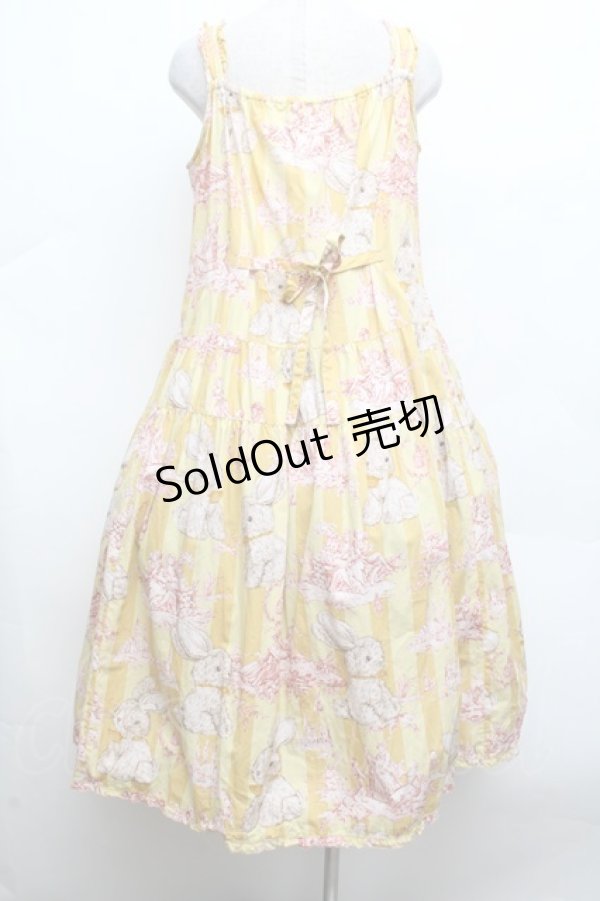 画像4: PINK HOUSE / 庭園散歩ワンピース  イエロー S-26-03-14-042-LO-OP-AS-ZS (4)