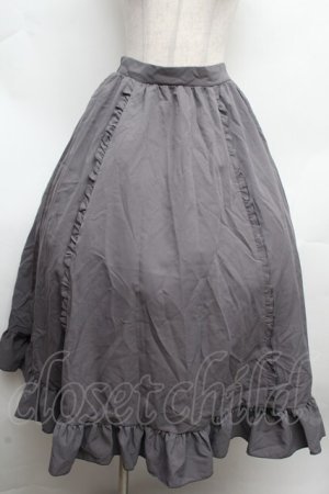 画像: Cherirulu Chocola / MYフリルスカート+エプロン M グレー S-26-03-14-048-GO-SK-AS-ZS