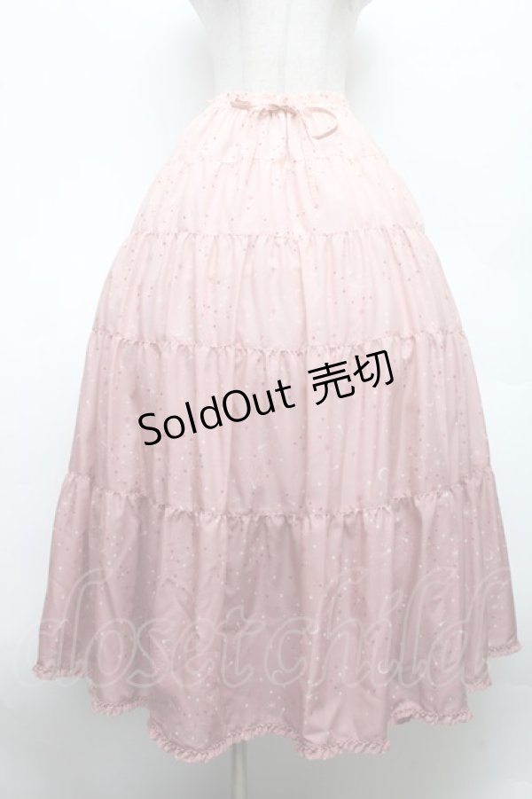 画像1: PINK HOUSE / Starry Sky プリントスカート  ピンク S-26-03-14-050-LO-SK-AS-ZS (1)