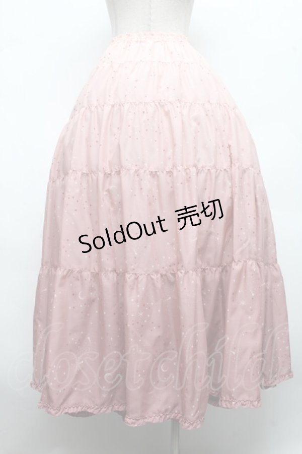 画像2: PINK HOUSE / Starry Sky プリントスカート  ピンク S-26-03-14-050-LO-SK-AS-ZS (2)