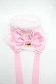 画像4: Angelic Pretty / ドレスアップRibbonミニハット  ピンク S-26-03-14-006-AP-AC-AS-ZS (4)