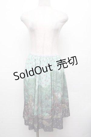 画像: Franche Lippee / メルヘンスカート  グリーン S-26-03-14-051-LO-SK-AS-ZS