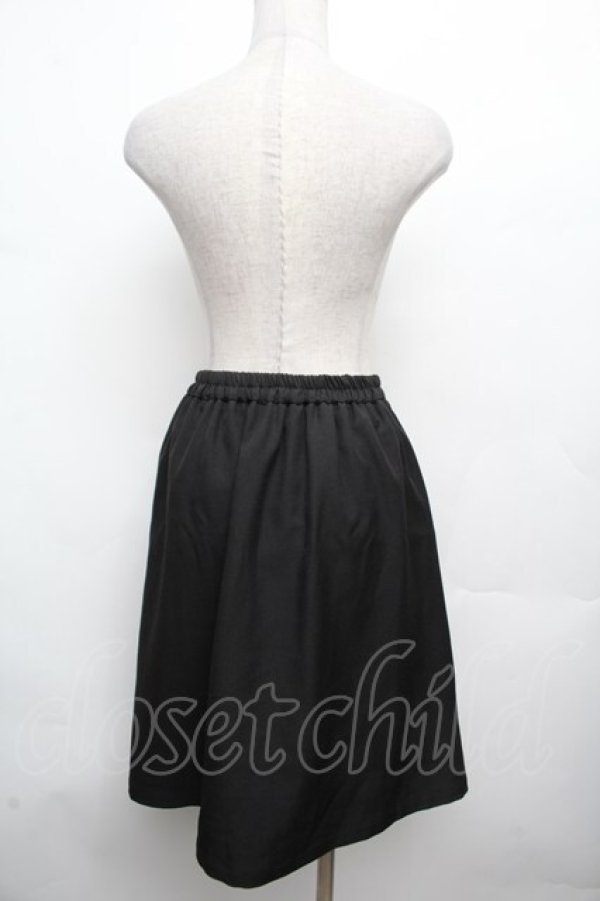 画像2: axes femme POETIQUE / レースアップデザインスカート  黒 S-26-03-14-052-AX-SK-AS-ZS (2)
