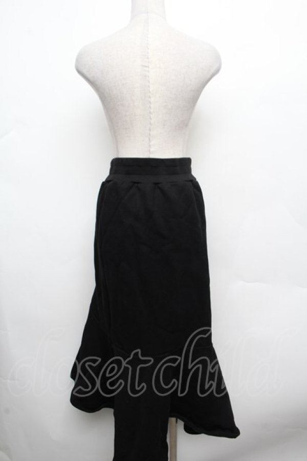 画像2: EATME / マーメイドスウェットスカート  黒 S-26-03-14-053-LO-SK-AS-ZS (2)