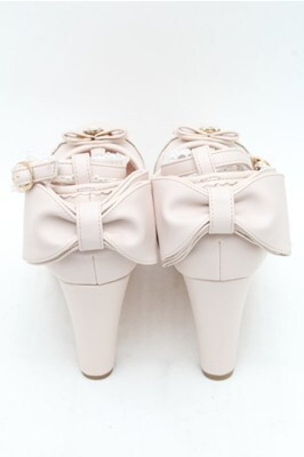 画像3: LIZ LISA / ビジューリボンストラップパンプス  ピンク S-26-03-14-1004-LO-SH-HR-ZS (3)