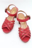 画像1: PINK HOUSE / レザーモチーフサンダル S 赤 S-26-03-14-1002-LO-SH-AS-ZS (1)