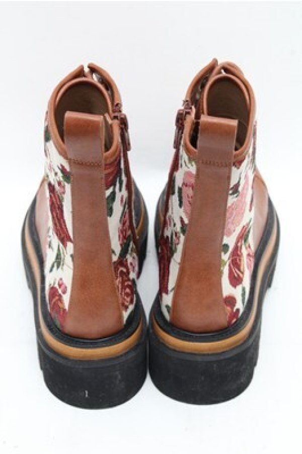 画像3: PINK HOUSE / ゴブランブーツ S ブラウン S-26-03-14-1014-LO-SH-AS-ZS (3)