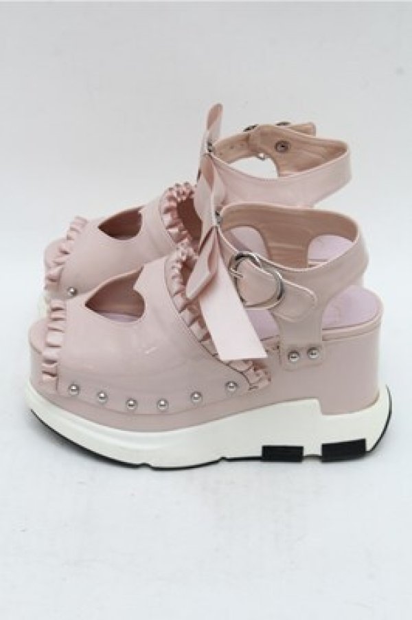 画像2: Honey Cinnamon / ハートあきスポートサンダル  ピンク S-26-03-14-1018-LO-SH-HR-ZS (2)