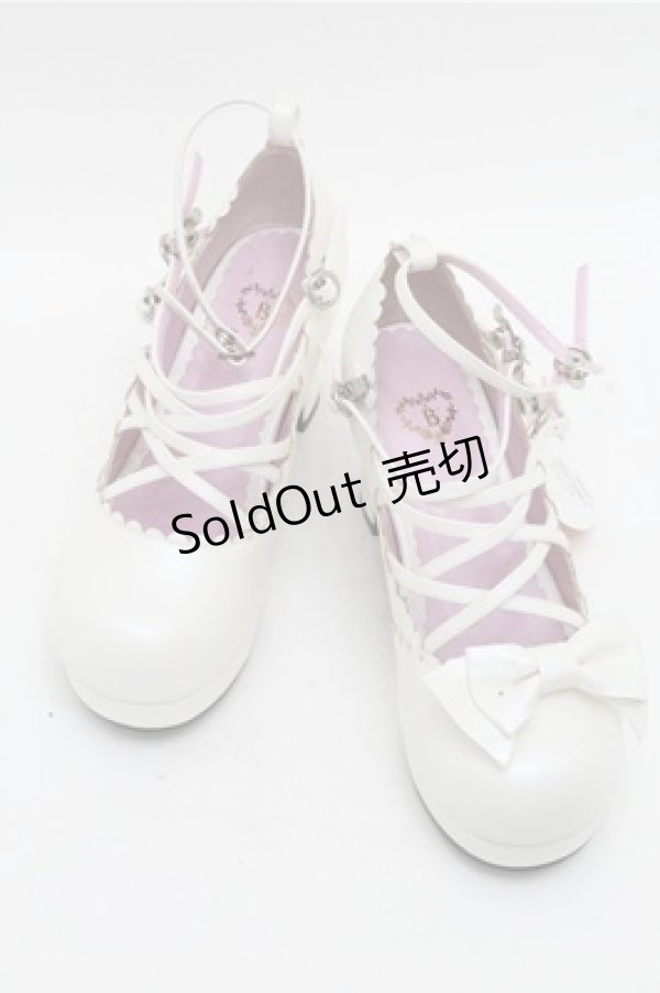 画像1: BABY,THE STARS SHINE BRIGHT / ハニークロスシューズ M 白 S-26-03-14-1019-BA-SH-SA-ZS (1)