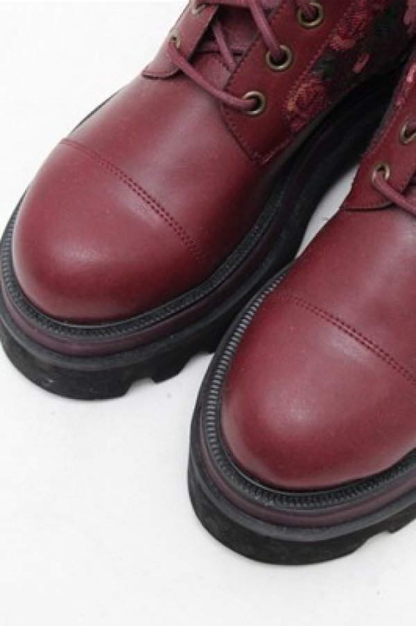 画像5: PINK HOUSE / ゴブランブーツ S 赤 S-26-03-14-1021-LO-SH-AS-ZS (5)