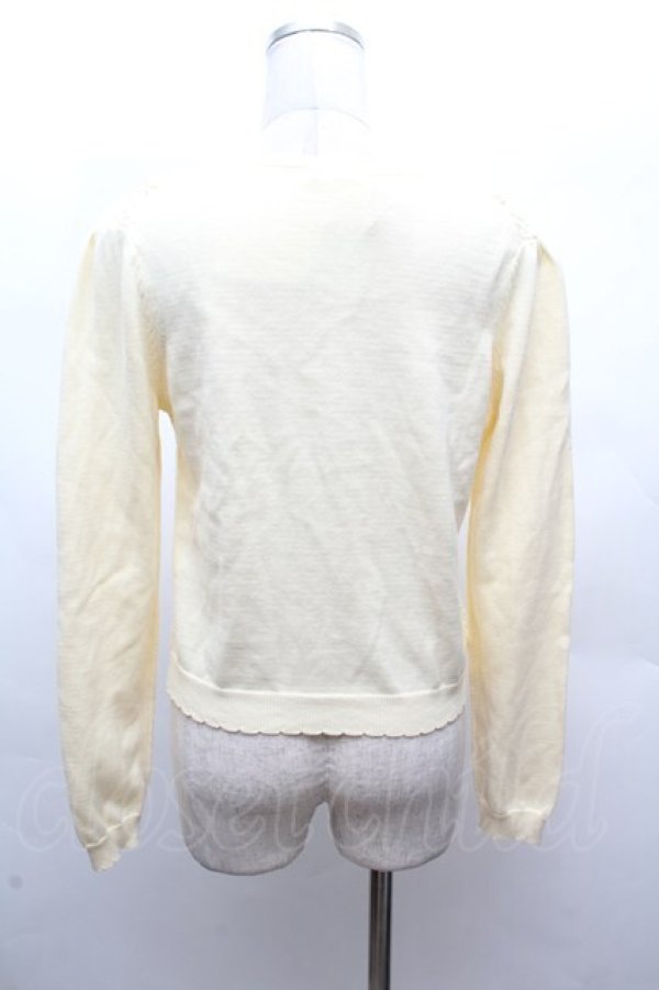 画像4: axes femme / お花レースカーディガン  キナリ S-26-03-14-010-AX-TO-HR-ZS (4)