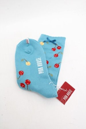 画像: PINK HOUSE / チェリーソックス  サックス S-26-03-14-002-LO-ZA-AS-ZS