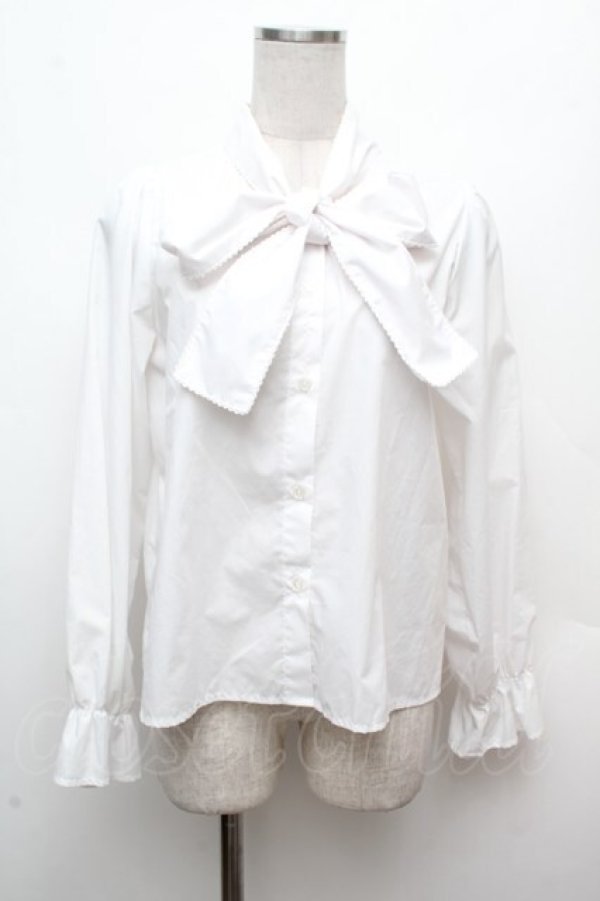 画像1: LOLITA / ボウタイ付きブラウス  白 S-26-03-14-020-LO-BL-HR-ZS (1)