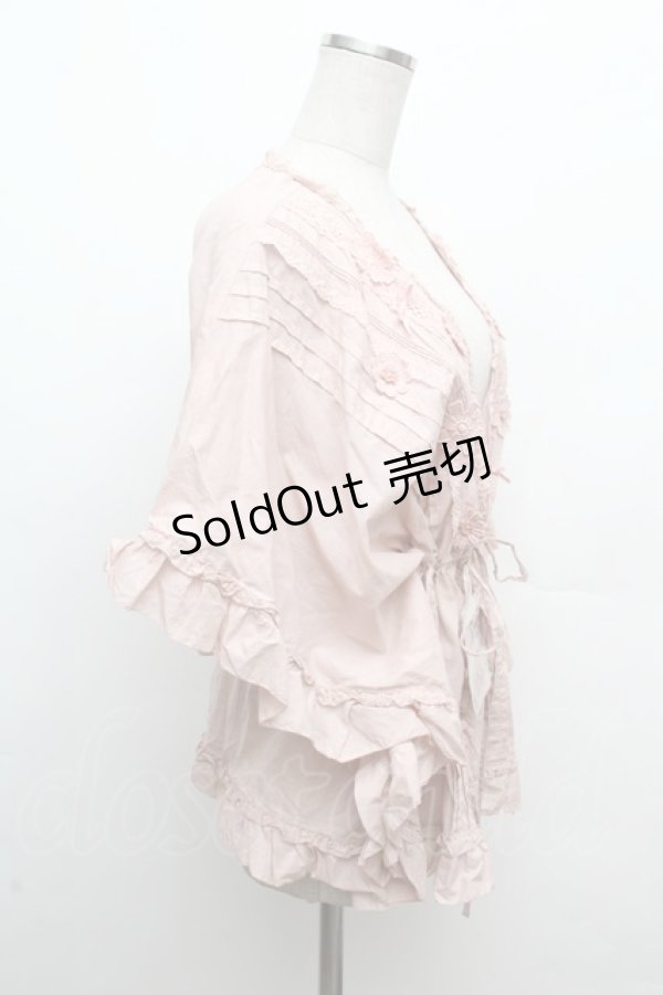 画像2: PINK HOUSE / フラワーモチーフトップス  ピンク S-26-03-14-022-LO-TO-AS-ZS (2)