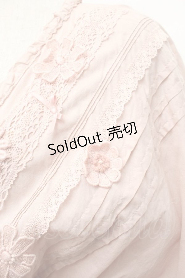 画像4: PINK HOUSE / フラワーモチーフトップス  ピンク S-26-03-14-022-LO-TO-AS-ZS (4)