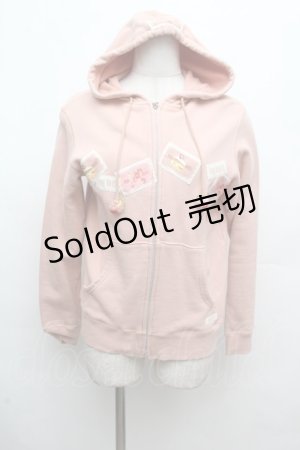 画像: PINK HOUSE / ワッペンパーカー  ピンク S-26-03-14-023-LO-TO-AS-ZS