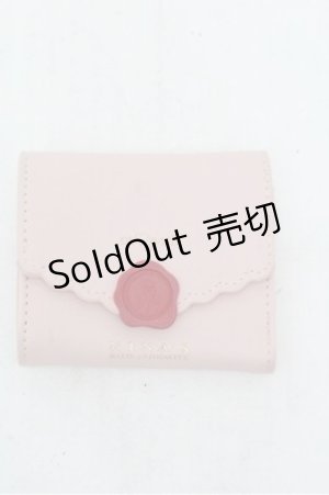 画像: m petit by misako / 青木美沙子×NINA’S三つ折り財布  ピンク S-26-03-15-001-0-ZA-AS-ZS