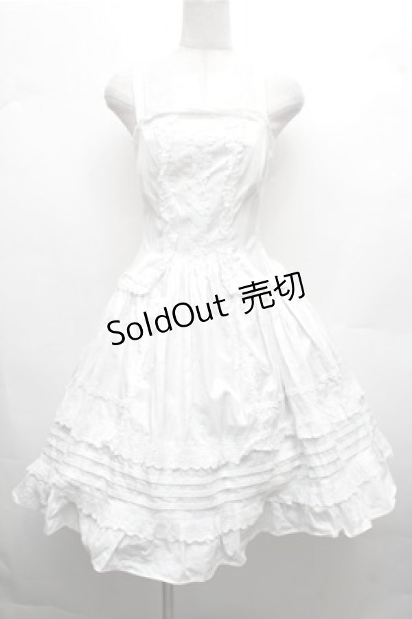 画像1: ALICE and the PIRATES / ミランダジャンパースカート  白 S-26-03-15-041-PA-OP-AS-ZS (1)