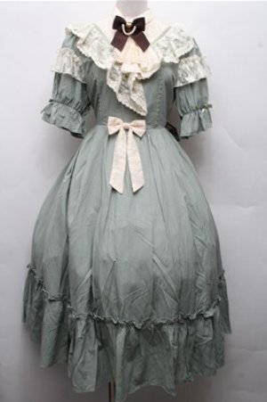 画像: axes femme kawaii / ヴィンテージドールワンピース  グリーン S-26-03-15-049-AX-OP-AS-ZS