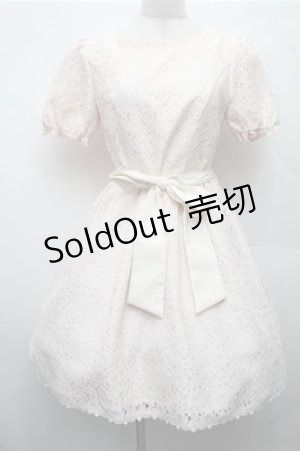 画像: LODISPOTTO / 総レース半袖ワンピース  ピンク S-26-03-15-051-LO-JA-HR-ZS