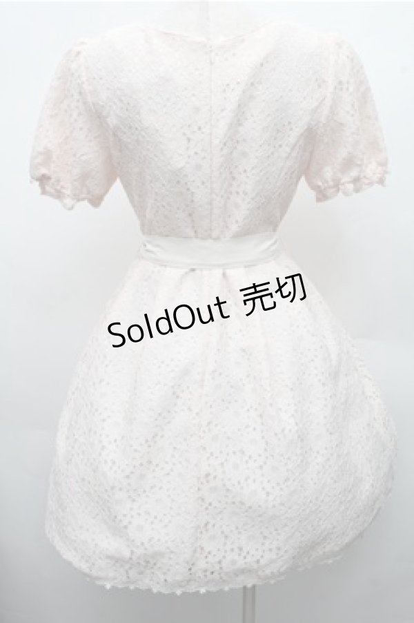 画像2: LODISPOTTO / 総レース半袖ワンピース  ピンク S-26-03-15-051-LO-JA-HR-ZS (2)