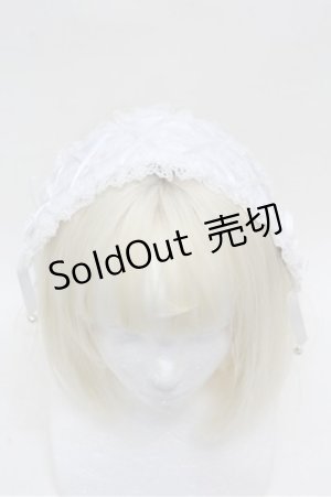 画像: axes femme / レースアップヘッドドレス  白 S-26-03-15-007-AX-AC-AS-ZS