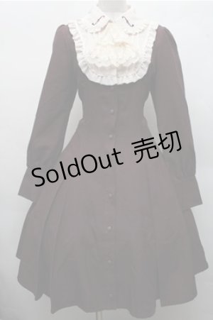 画像: Innocent World / バイオリンフレアーワンピース  ワイン S-26-03-15-052-IW-OP-AS-ZS