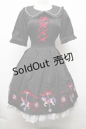 画像: Amavel / Nostalgic Dreamin’ Carouselワンピース  黒 S-26-03-15-057-CA-OP-AS-ZS