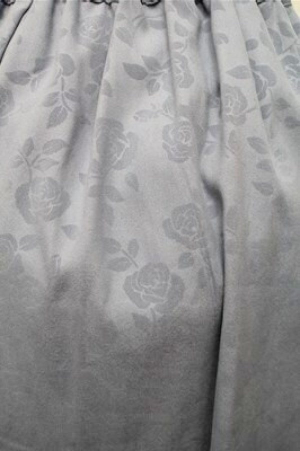 画像3: axes femme / スエード調花柄スカート  ブルー S-26-03-15-063-AX-SK-HR-ZS (3)