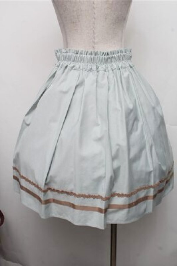 画像2: axes femme / プリーツベルトスカート  ミント S-26-03-15-064-AX-SK-HR-ZS (2)