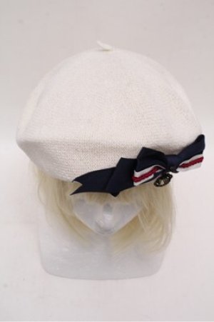 画像: Innocent World / オリジナルクラウンベレー帽  オフ S-26-03-15-009-IW-AC-AS-ZS