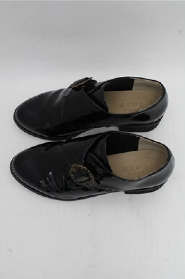 画像4: axes femme / エナメルパンプス M 黒 S-26-03-15-015-AX-SH-HR-ZS (4)